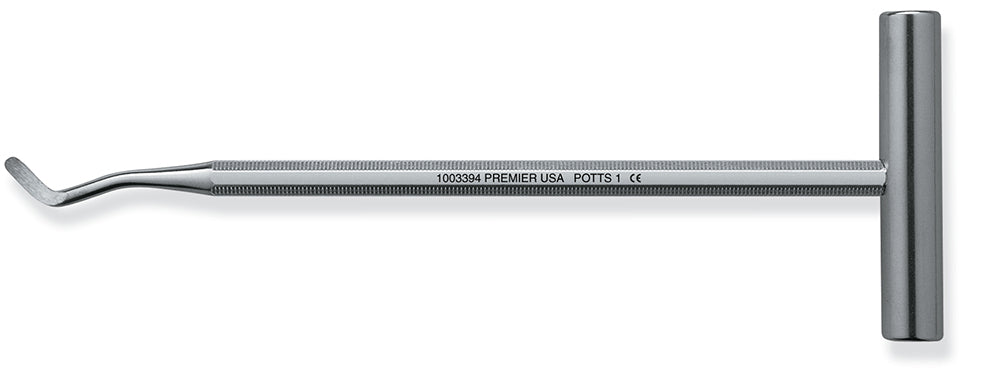 Premier Dental 1003394 Potts #1 Elevator With Cross Bar Handle Premier Dental 1003394 Potts #1 Elevator With Cross Bar Handle